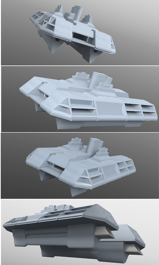 Illustration for article titled How Syfy's Dark Matter Created the Ultimate Police Ship
